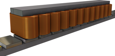 Linear Motor in 2D