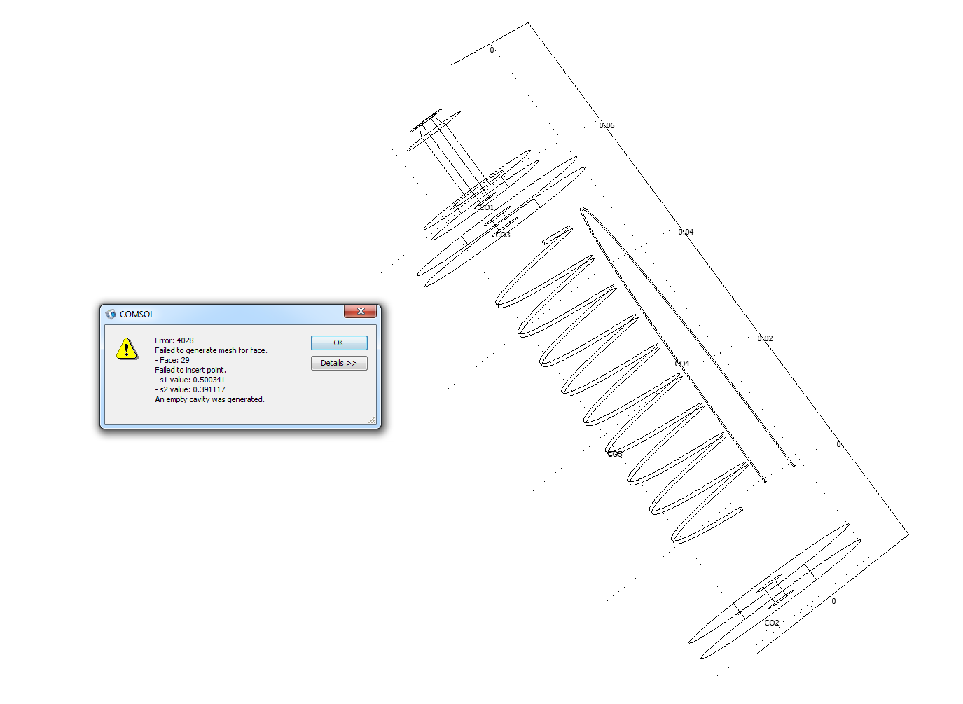 sizebox importing models misssing parts