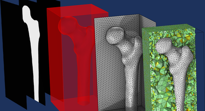 Generating a Simulation Mesh From Scanned Data