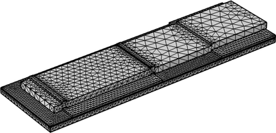 Normal Modes of a Biased Resonator — 3D Geometry from a GDS-File