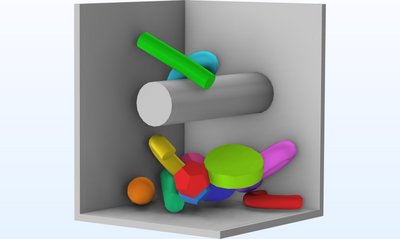 Objects Falling in a Box