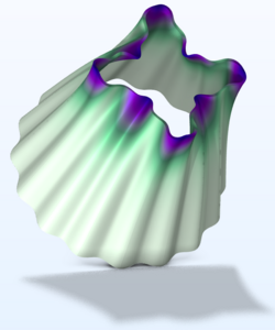 Buckling Analysis of a Corrugated Conical Shell