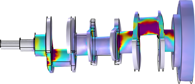 Rotordynamic Analysis of a Crankshaft