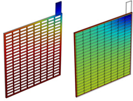 Primary Current Distribution in a Lead–Acid Battery Grid Electrode