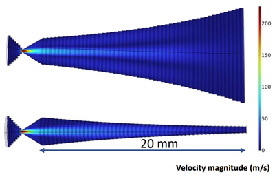 Simulations on an Ion Transfer by Gas Flow Device for Chemistry Studies of ...
