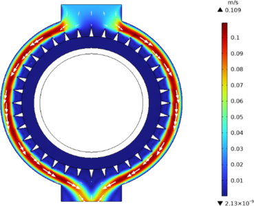 强化换热管仿真管外制冷剂的高温流动及传热耦合CFD研究