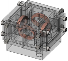 Formation of Particle Clusters from Rotating Particle Chains