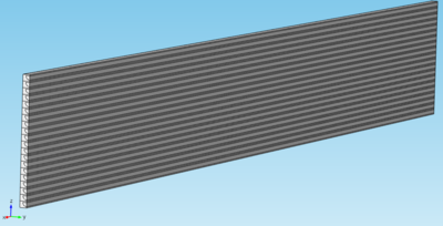 Multiphysics Simulation of a Printed Circuit Heat Exchanger