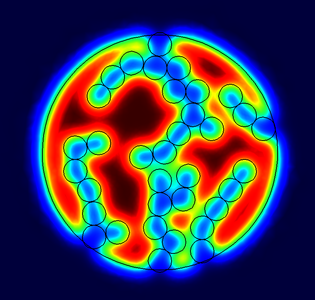 Modeling and Experimental Evaluation of Structured Powder Dissolution