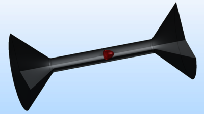 Visco-elastic Behavior of Cells in a Microfluidic Device using FSI