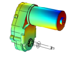 Noise and Vibration Simulation of a Vacuum Cleaner Robot Gearbox