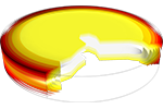 Melting Glass by Radiation 