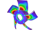 Fan Assembly with Non-Conforming Mesh 