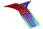 Pressure-Driven Flow in a Lamella Mixer 